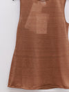 SWAYING 25 Early Autumn Seamless Long Wool Vest SW-SW25PF1T12C2-KAFEI Coffee